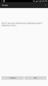 Dual Whatsapp in one phon screenshot 2