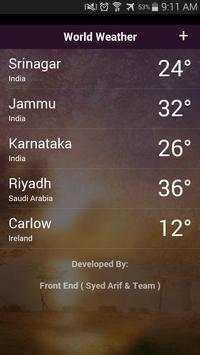 World Weather screenshot 1