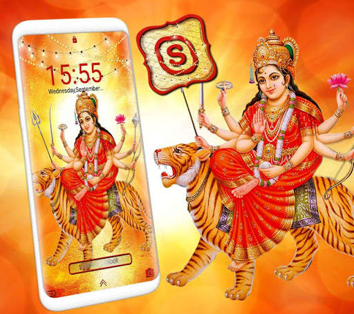 Durga Maa Launcher Theme скриншот 4
