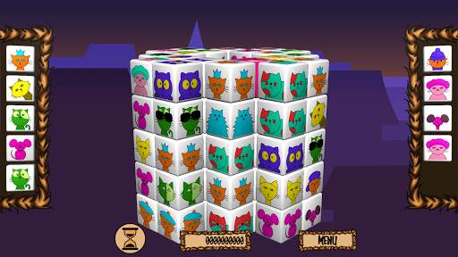 Angry  Cats Mahjong स्क्रीनशॉट 4