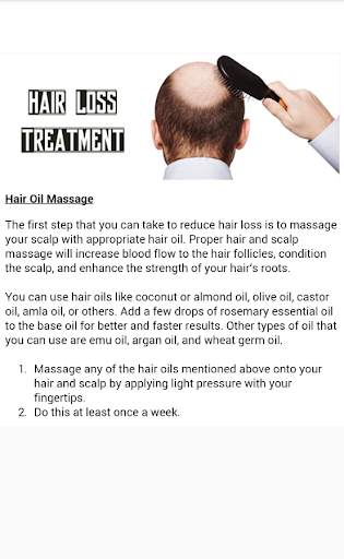 Hair loss Treatment for men screenshot 4