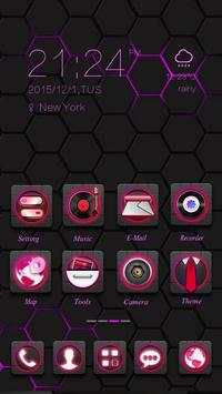 Purple Man GO Launcher Theme screenshot 1