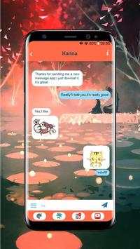 S9 Message: Galaxy Themes for SMS, MMS 2 تصوير الشاشة