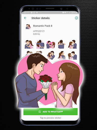 Romantic Stickers for whatsapp screenshot 4