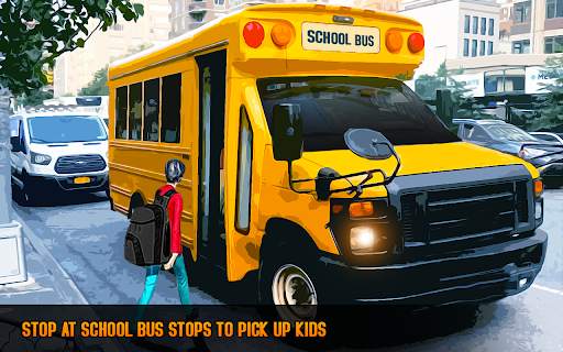 Scuolabus che guida Giochi di screenshot 2