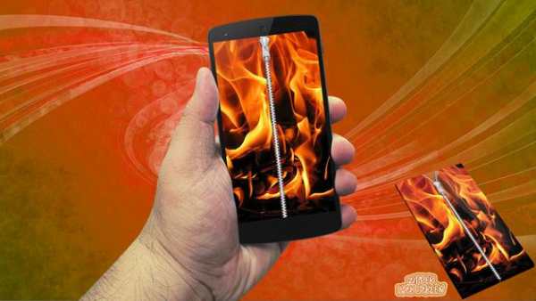 Fire Screen Zipper Lock Free screenshot 1
