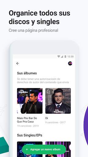 Gestor para Artistas de Palco MP3 screenshot 4