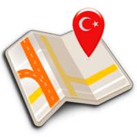 Map of Turkey offline logo