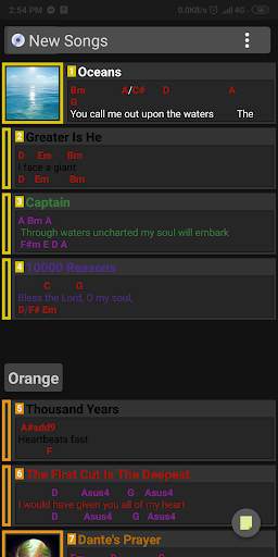 LyricsNote - Guitar Chords & Lyrics in a Notepad скриншот 5