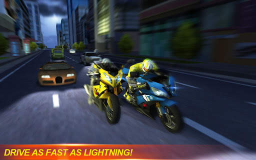 Rage Biker: Traffic Racing screenshot 1