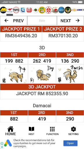 Live 4D Results Magnum Toto screenshot 2
