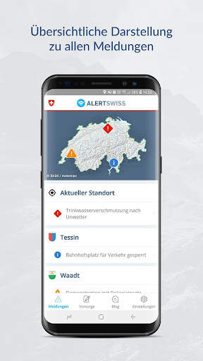 Alertswiss screenshot 1