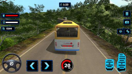 Modern Mountain Bus Driver : Uphill Coach Driving screenshot 15