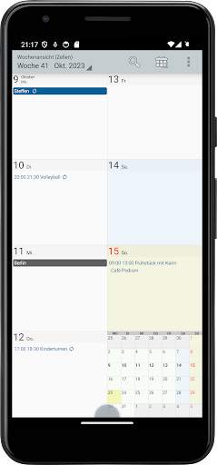 Personal Calendar lite screenshot 3