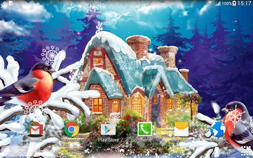 Winter Landscape Wallpaper 6 تصوير الشاشة