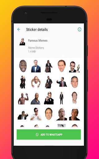 😂 WAStickerApps Funny Memes Stickers for WhatsApp screenshot 1