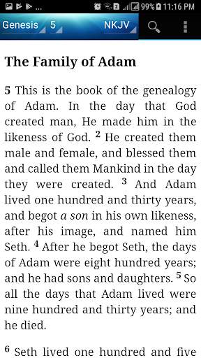 Holy Bible New King James Version(NKJV) screenshot 5