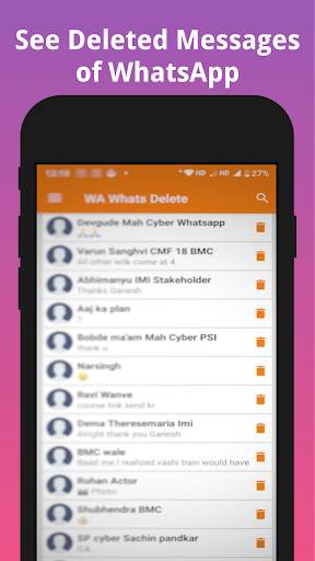 WA Whats Delete for Chat Apps:See Deleted Messages скриншот 2
