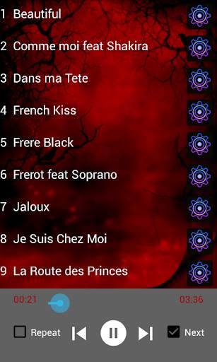Black M mp3 offline screenshot 1