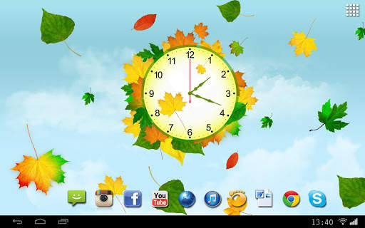Spring Analog Clock 2019 Live Wallpaper screenshot 4