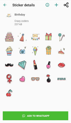 CARTOON WA Stickers App screenshot 3