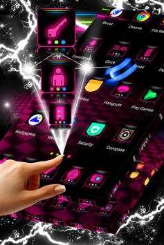 Neon LED Launcher Theme screenshot 4