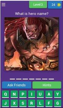 Mobile Legends Heroes Quiz screenshot 3