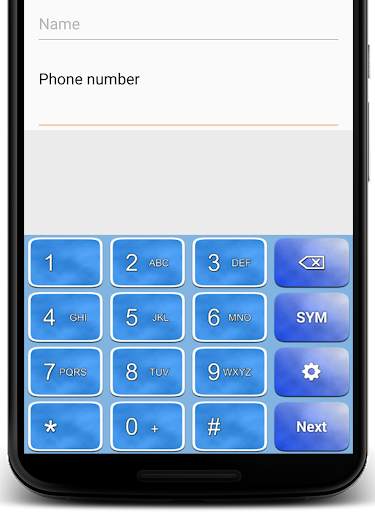 Blue Keyboard screenshot 3