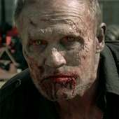 The walking dead zombie Merle logo