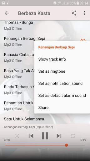 Berbeza Kasta -Thomas Arya Offline screenshot 5
