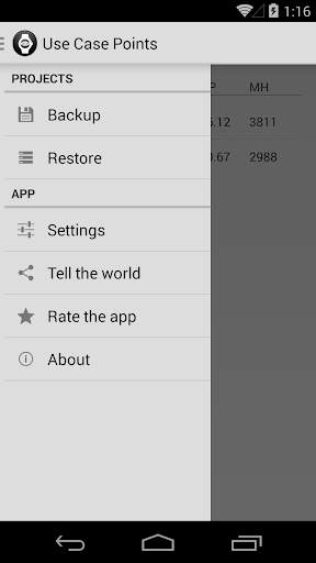Use Case Points App screenshot 2