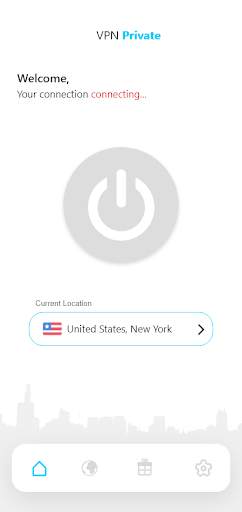 VPN Private - Free VPN Unlimited स्क्रीनशॉट 1