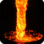 Fire Tornado Wallpaper icon