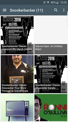 Snooker news screenshot 2