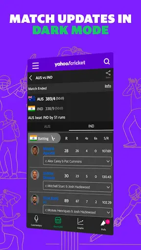 Yahoo Cricket App: Cricket Live Score, News & More screenshot 6
