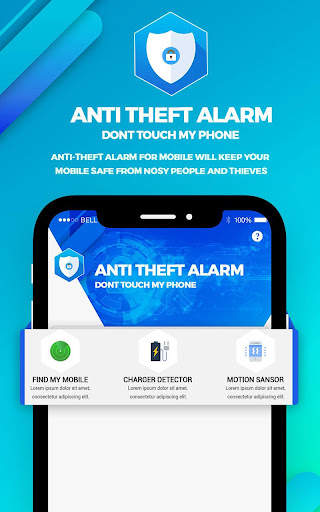 Anti-theft alarm - don't touch my phone screenshot 1