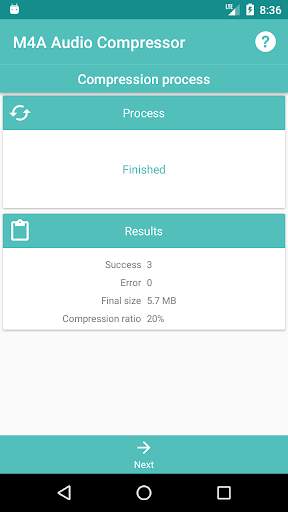 M4A Audio Compressor screenshot 5
