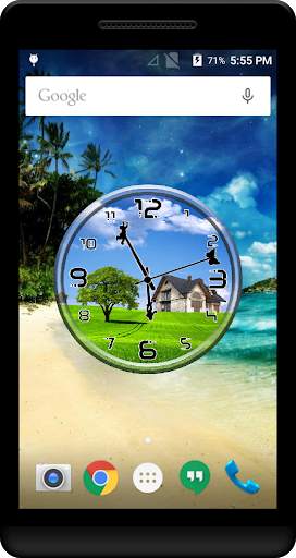 Nature Clock Live Wallpaper 2 تصوير الشاشة