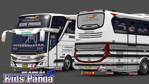 Mod Bussid Bus STJ Kids Panda screenshot 1