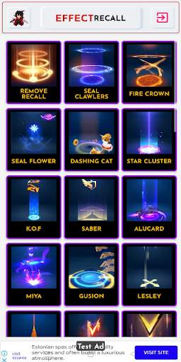 Afrizal VIP New - Tools Skin ML screenshot 6