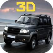 UAZ УАЗ вне дорожные гонки 3D 1.2