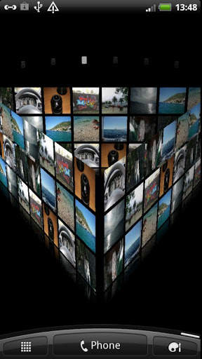3D Photo Wall Live Wallpaper screenshot 2