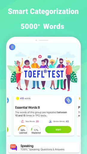 Vocabulary for TOEFL® - TPO® Words Flashcards screenshot 2