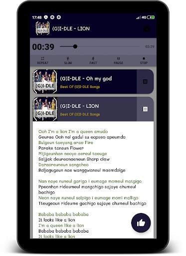 (G)I-DLE Songs Offline -- KPop Lyrics screenshot 2