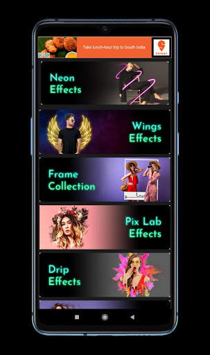 Pics Lab - Photo editing with neon effects screenshot 1