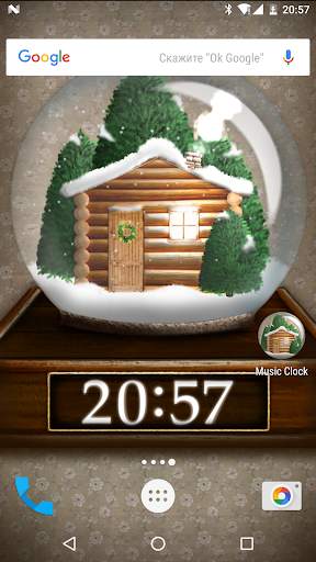Musical Clock   Live Wallpaper screenshot 1