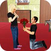 Virtual Girlfriend Billionaire Crush Simulator 3D logo