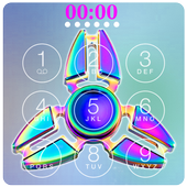Fidget Spinner Wallpaper lock screen icon