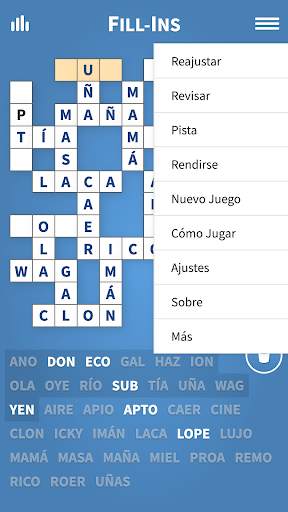 Fill-Ins · Juego de Palabras screenshot 2