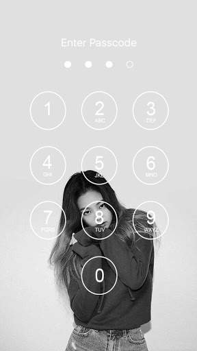 Black Pink Lock Screen screenshot 3